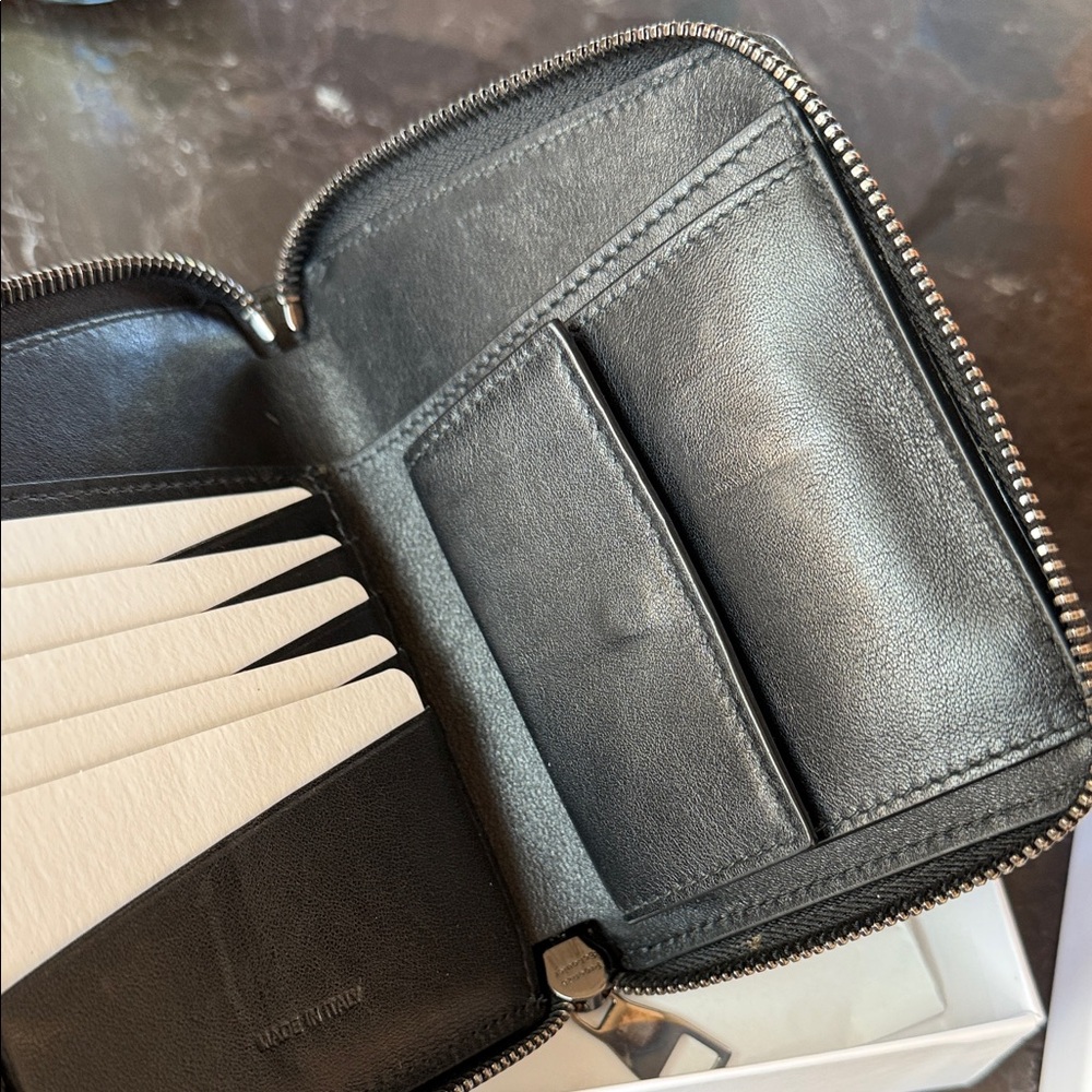 Proenza Schouler Trapeze Black Leather Wallet - Picture 7 of 9